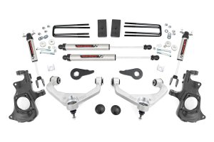 GMC Sierra 3500 HD Suspension Lift Kit - Rough Country - 3.5 Inch Knuckle Lift Kit, V2 w/ Overloads - '11-'19